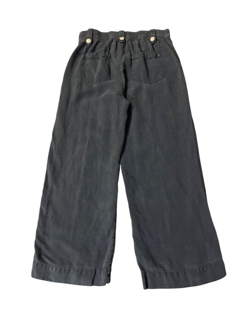 Cynthia Rowley Wide Leg Pants Womens 8 Used Linen Blend - Picture 4 of 14